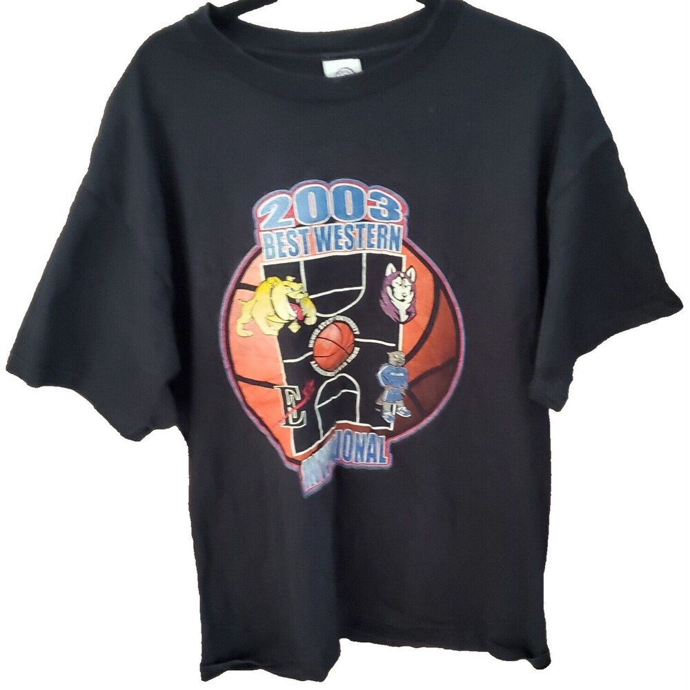 Vintage Best Western Invitational Shirt Adult XL Black Cotton 2003 Tee Promo